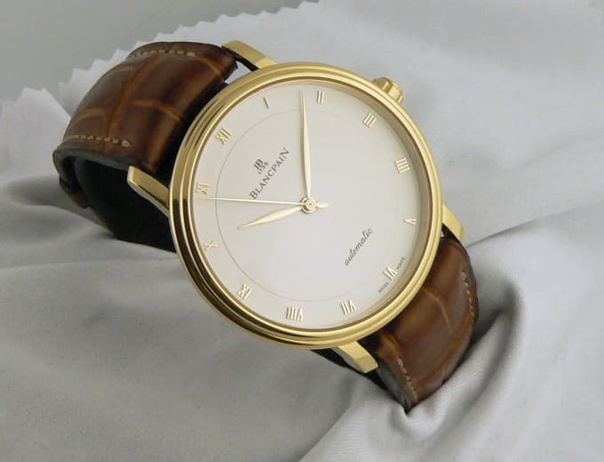 Blancpain Villeret Auto 
Yellow Gold
