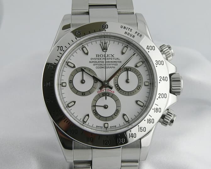 Rolex Daytona SS White Dial