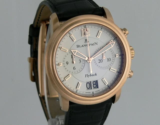Blancpain Flyback Big Date Rose Strap