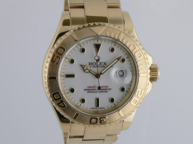 Rolex Yacht-Master YG/YG White Dial