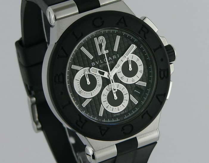 Bulgari Diagono Chronograph Auto Rubber Bezel