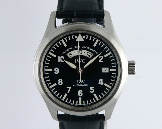 IWC UTC Black Dial Strap