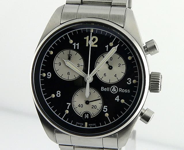 Bell & Ross Vintage 120 Qtz. SS/SS
Black Dial