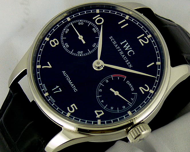 IWC Portugieser 5001 7 Days Steel Black