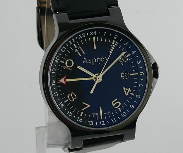 Asprey No. 8 Dual Time Auto 
PVD
