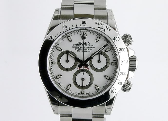 Rolex Daytona SS White Dial