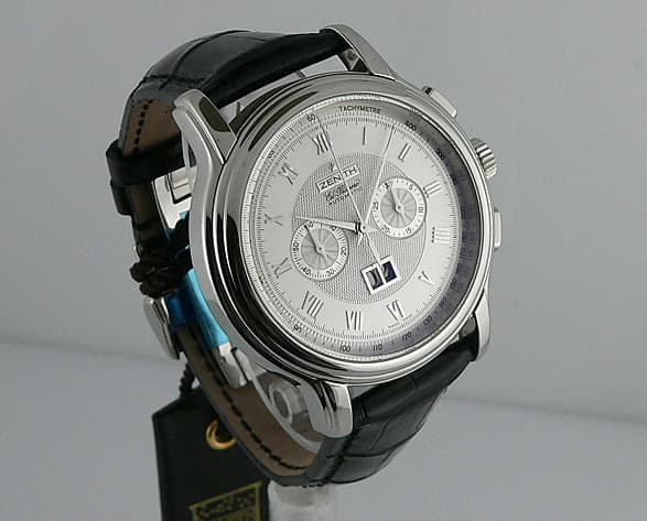 Zenith Chronomaster XXT 
Grande Date
Silver Guilloche