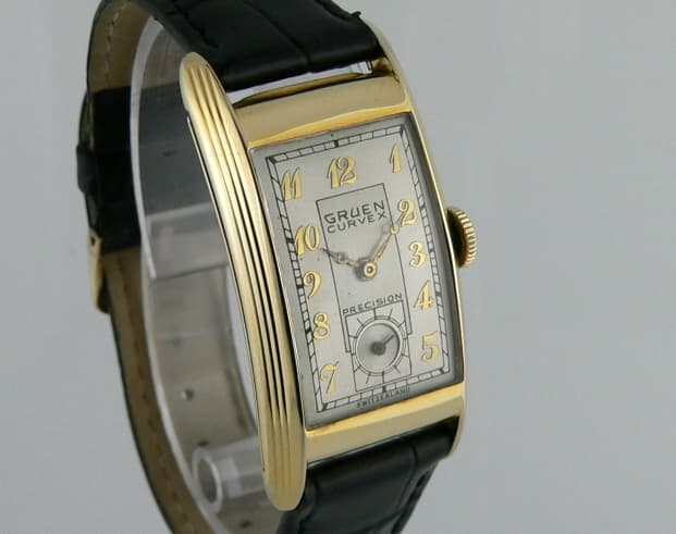 Gruen Curvex Precision Yellow Gold