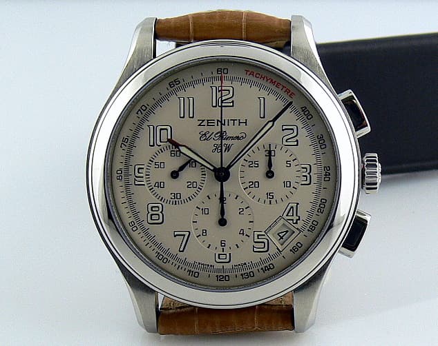 Zenith El Primero HW Chrono SS/Strap
Silver Dial