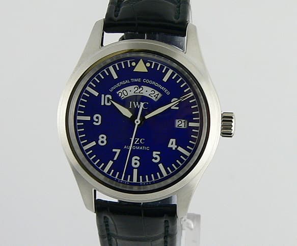 IWC UTC Blue Dial 
Platinum