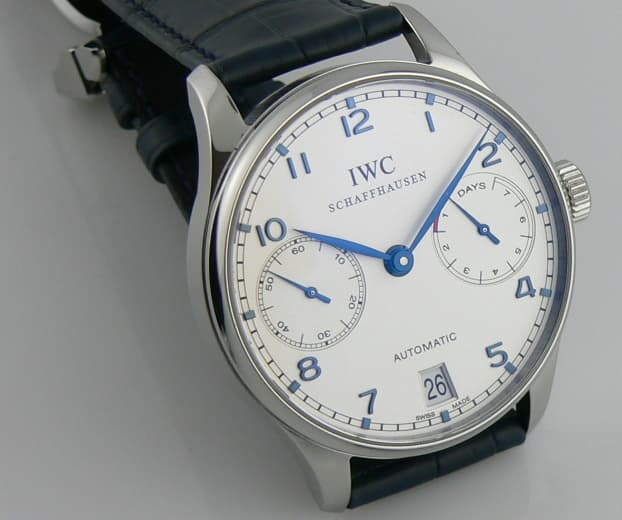 IWC Portugieser 5001 7 Days Steel White