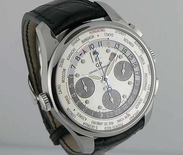 Girard Perregaux World Time WW.TC Chrono SS/Strap