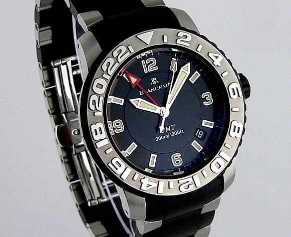 Blancpain Fifty Fathoms Black
SS/Rubber Bracelet