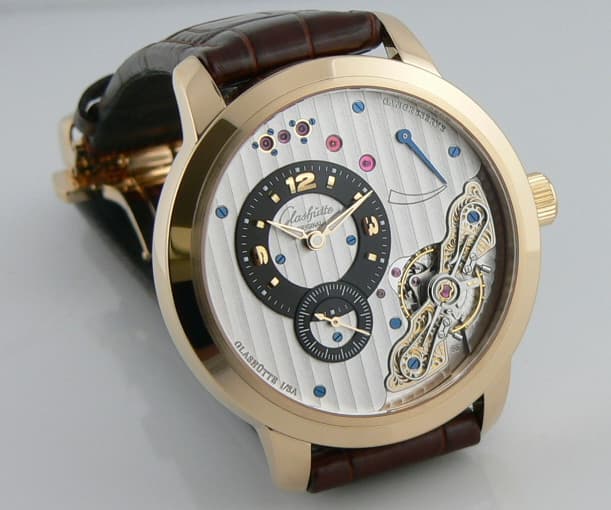 Glashutte Original Pano Inverse 18K Rose