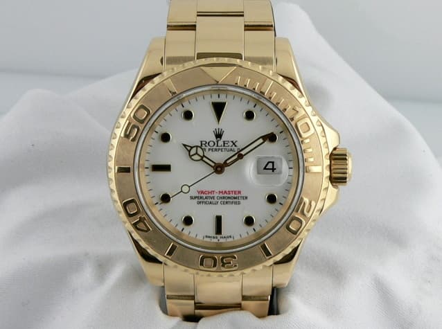 Rolex Yacht-Master YG/YG White Dial