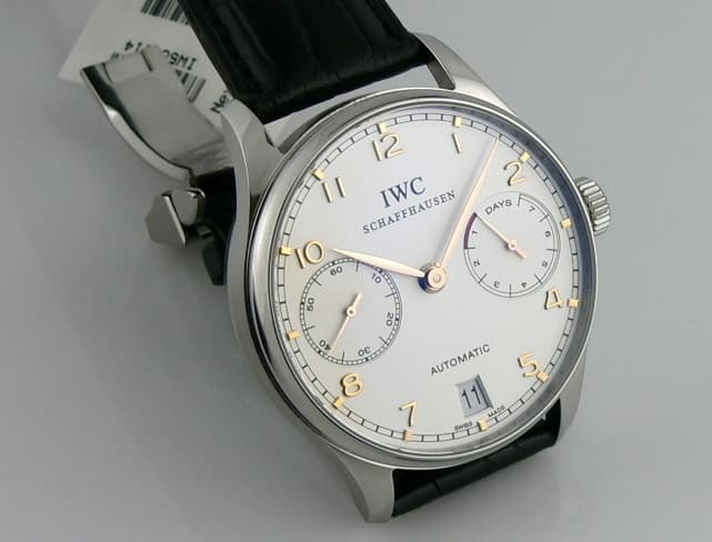 IWC Portugieser 5001 7 Days Steel
Rose Numerals