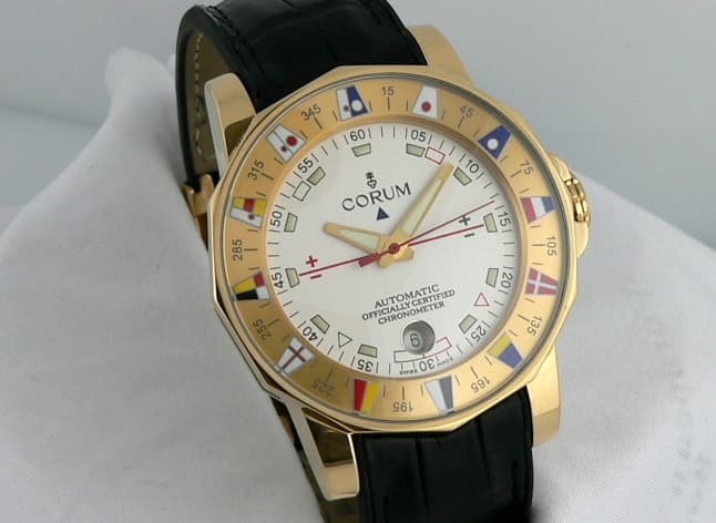 Corum Admiral's Cup
18k YG/strap
Automatic