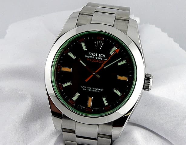 Rolex Milgauss Green Crystal Anniversary Edition 