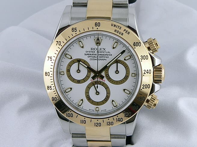 Rolex Daytona 2T White Dial