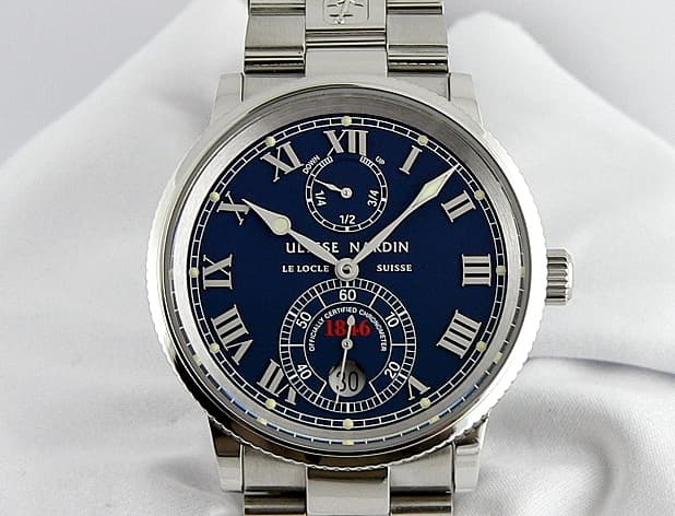 Ulysse Nardin Marine Chronometer 1846 Blue