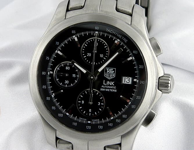 TAG Heuer Link Automatic Chronograph Black Dial