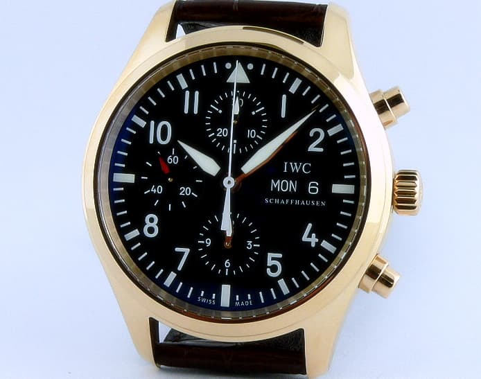 IWC Fliegeruhr/Spitfire Chrono Black Dial 42mm
Rose Gold