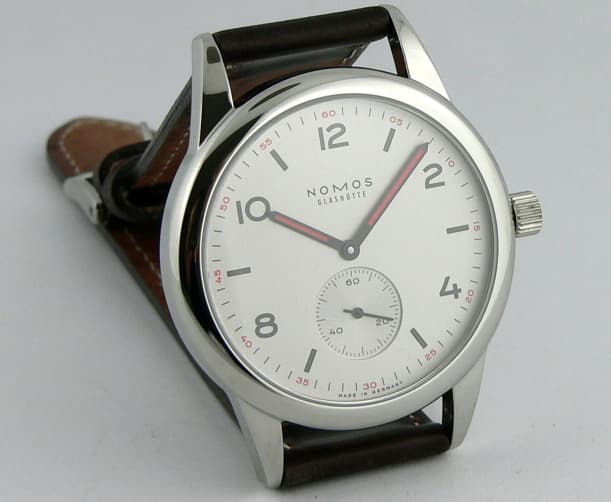 Nomos Club Ivory Steel