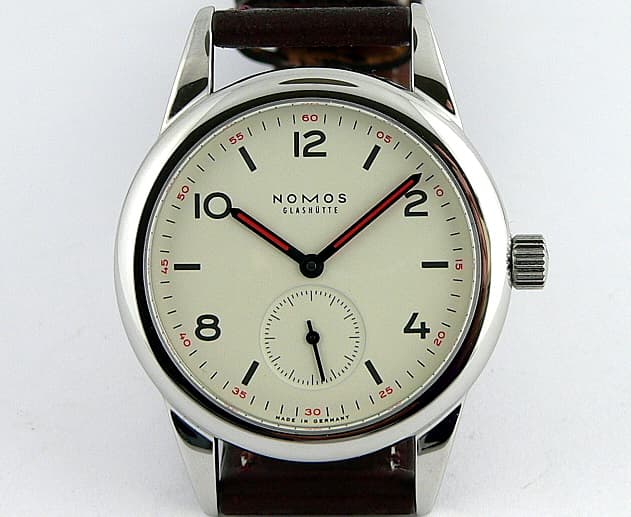 Nomos Club Ivory, manual wind,
Steel