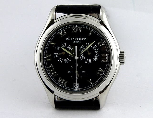 Patek Philippe Annual Calendar Black Dial Platinum 37MM
