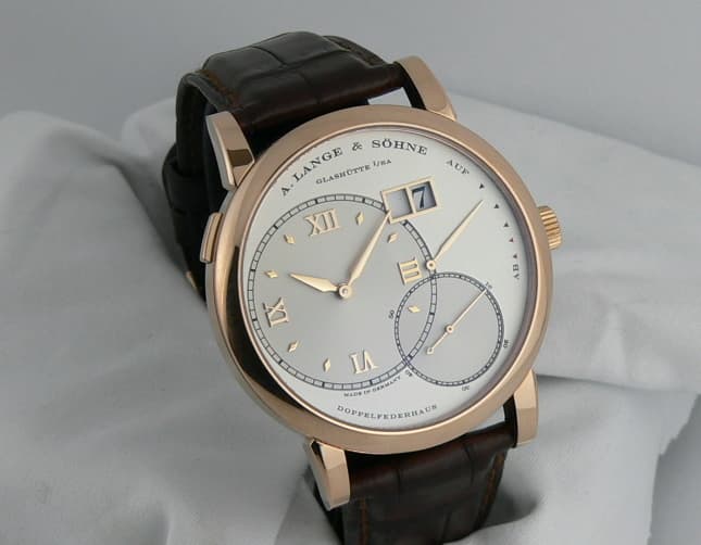 A. Lange and Sohne Grand Lange 1 Rose White Dial