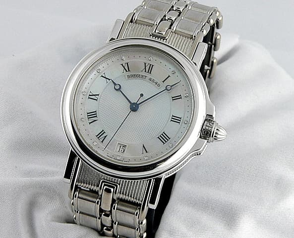 Breguet Marine WG/WG MOP with Diamonds