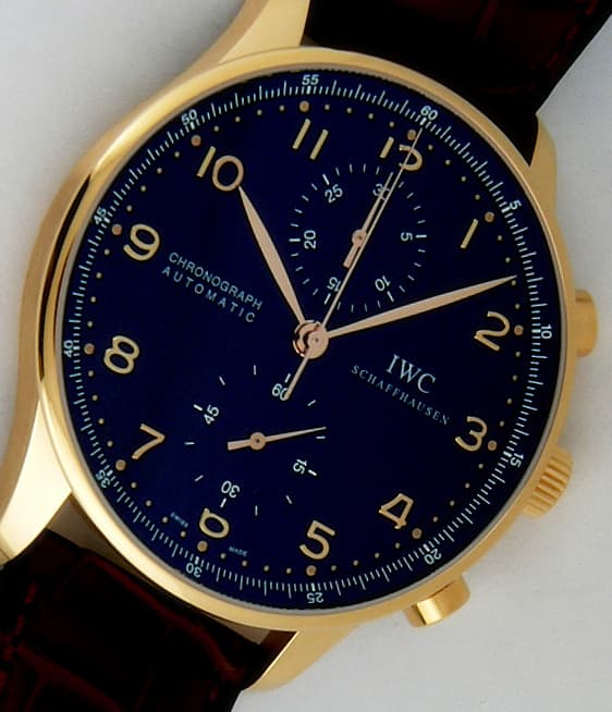 IWC Portugieser Chrono Rose Black Dial