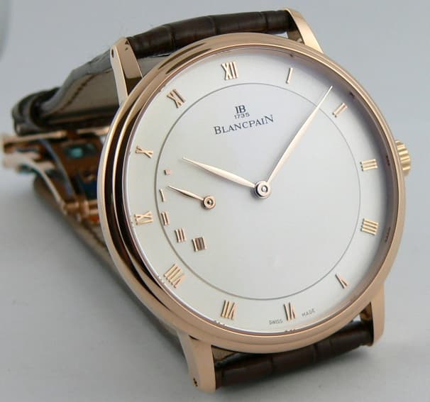 Blancpain Ultra Slim Power Reserve Rose