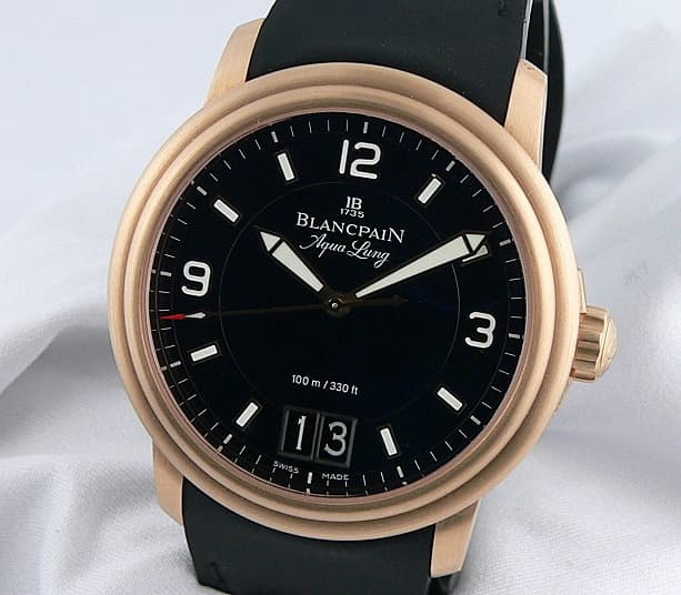 Blancpain Aqualung Rose Rubber