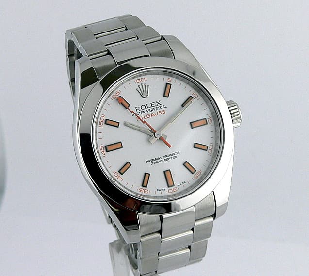 Rolex Milgauss White Dial
SS/SS
White 