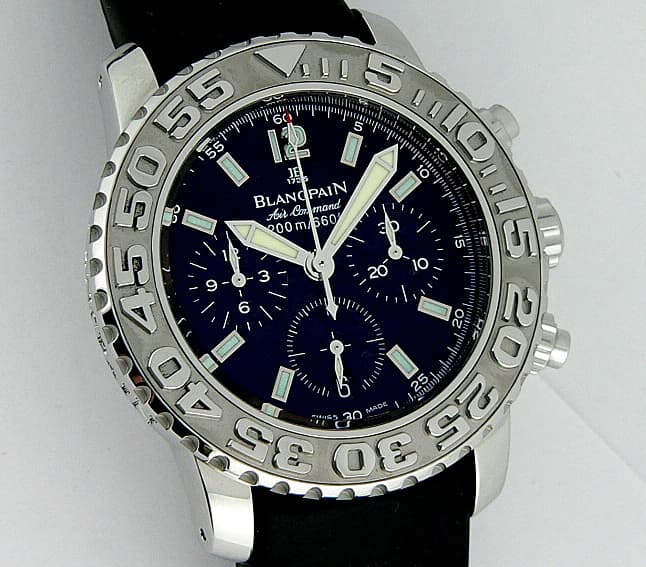 Blancpain Air Command Black
Rubber Strap