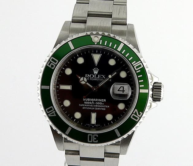 Rolex Submariner Steel
Green Bezel M Series