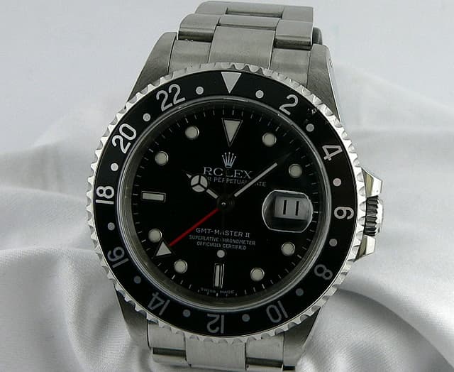 Rolex GMT Master II SS/SS 
Black Y Series (2002)