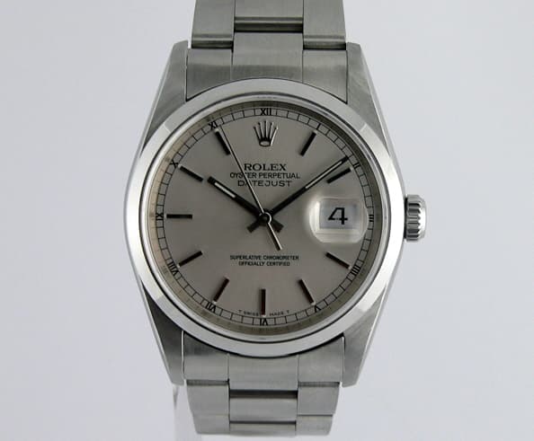 Rolex Datejust Silver Dial
