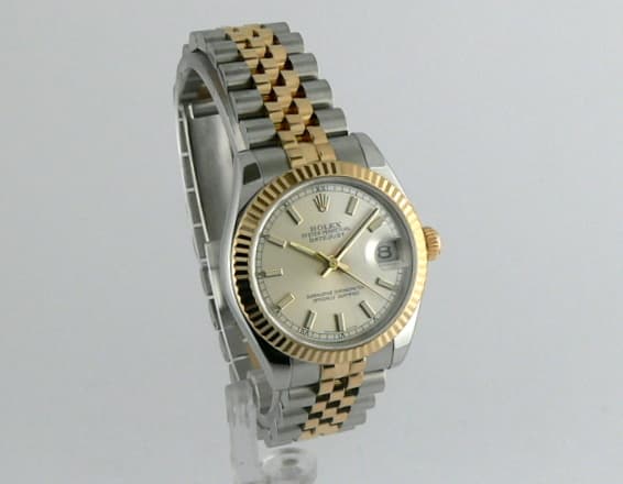 Rolex Oyster Perpetual Midsize Datejust, silver Dial
