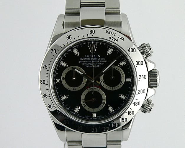 Rolex Daytona SS Black Dial