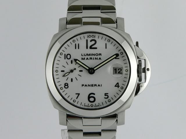 Panerai Luminor Marina 40mm White on Bracelet