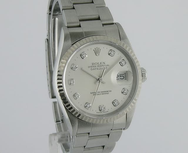 Rolex Datejust Steel Diamond Dial
