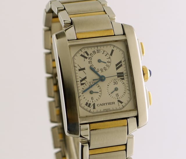 Cartier Tank Francaise Chrono Quartz SS/YG