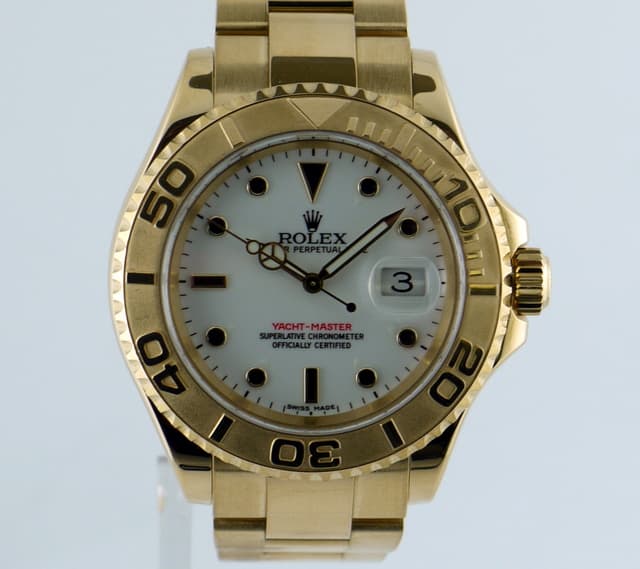 Rolex Yacht-Master YG/YG White Dial