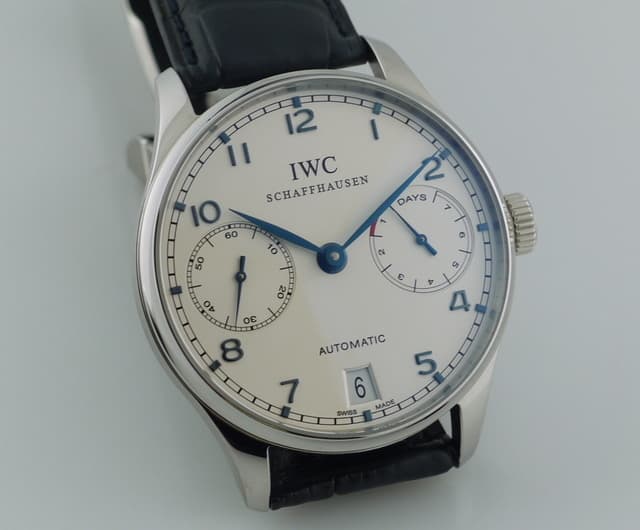 IWC Portugieser 5001 7 Days Steel White