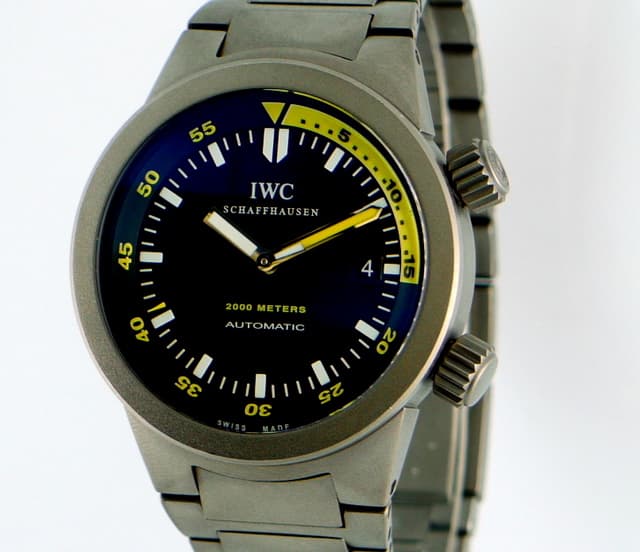 IWC Aquatimer Titanium 2000
Titanium/Titanium