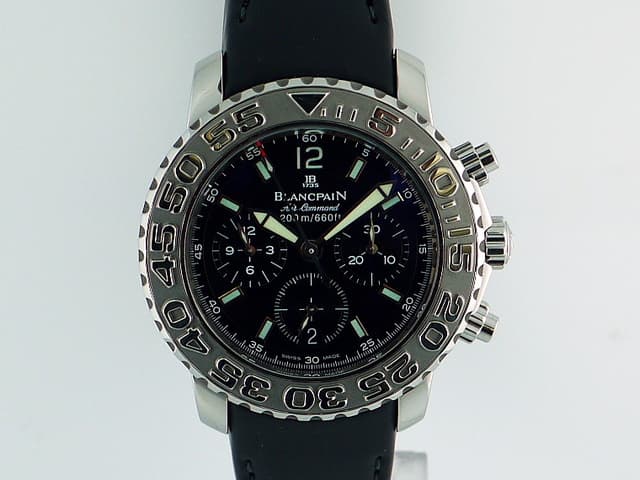 Blancpain Air Command Black
Rubber Strap