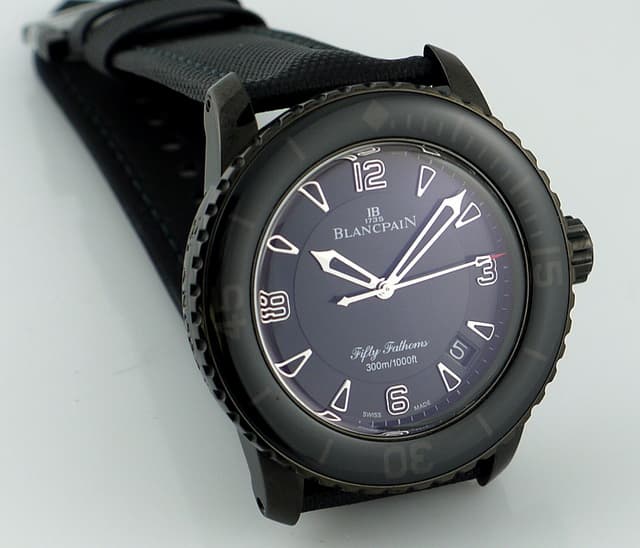 Blancpain Sport Fifty Fathoms 
DLC-Coated Steel