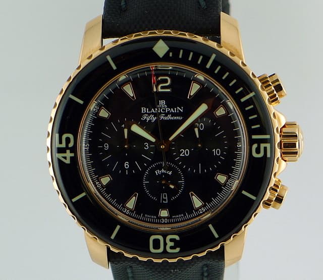 Blancpain Fifty Fathoms Rose/Rubber Black